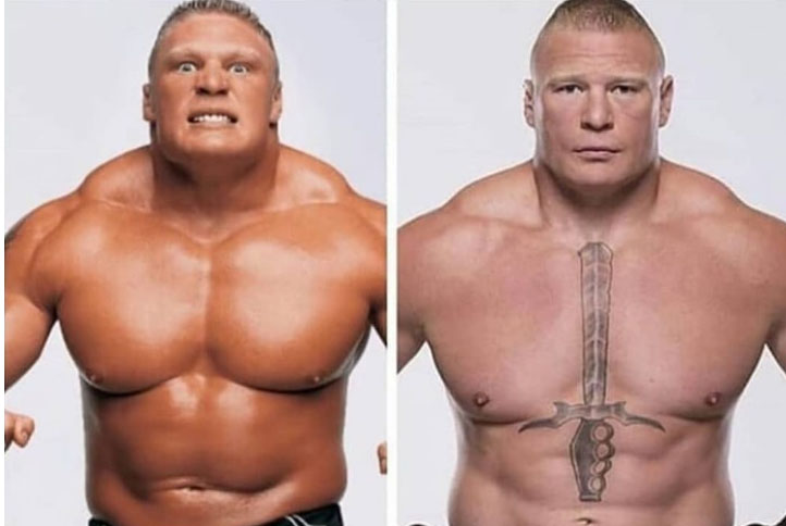 Brock Lesnars Chest Sword  10 of the Worst Tattoos in WWE History  News  Scores Highlights Stats and Rumors  Bleacher Report