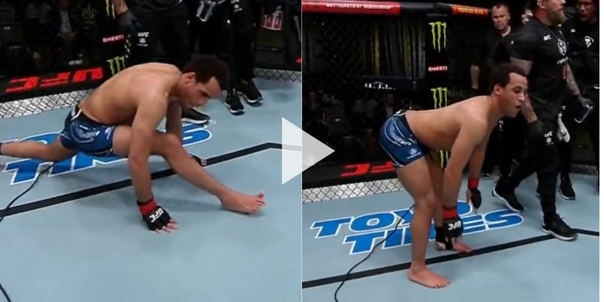 Jordan Monkey UFC Vegas 51: Jordan Leavitt twerks for Cormier celebrating victory
