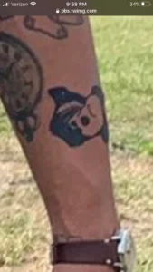 Brendan Schaub has a Texas shaped tattoo with a skull inside of it