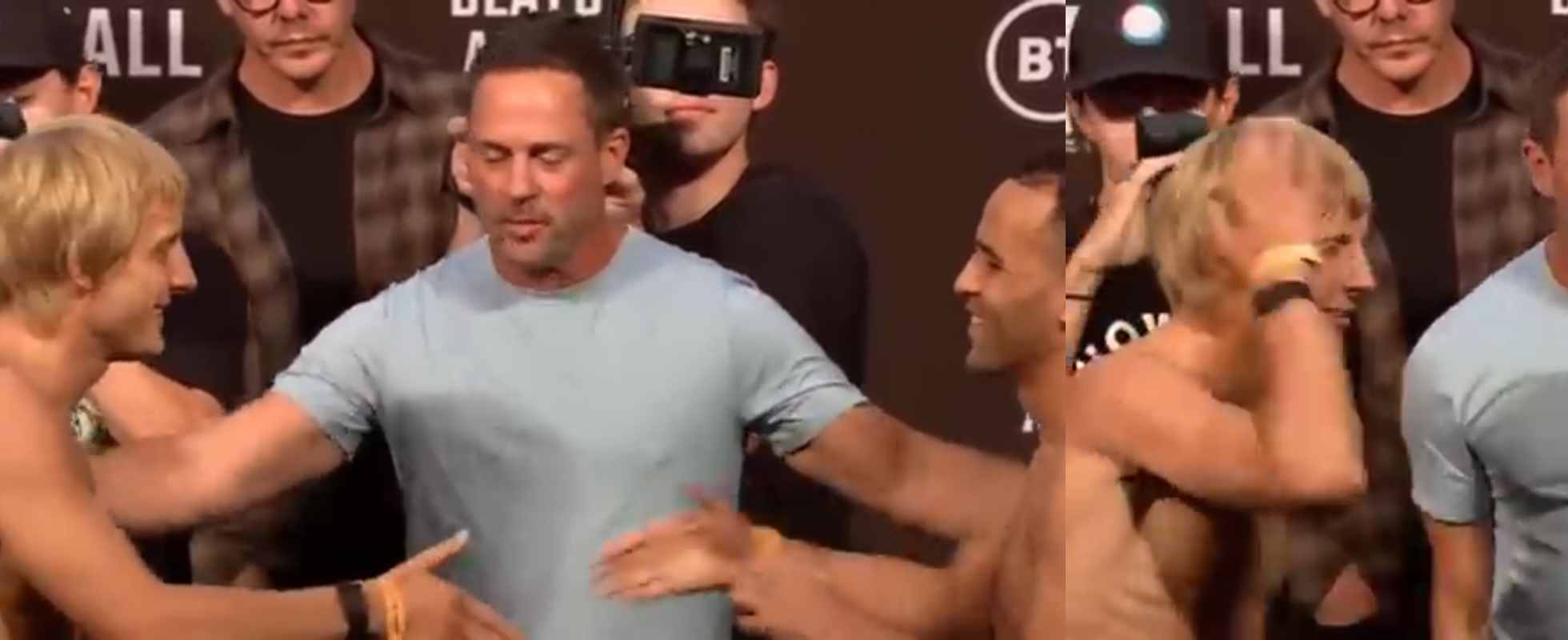 Paddy Pimblett fakes handshake, hypes crowd at face off for UFC London