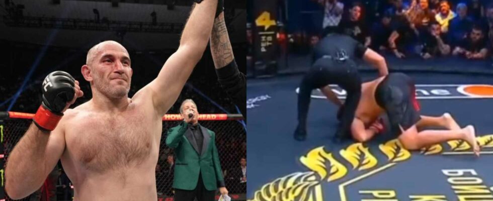 Video) UFC vet goes stiff after powerful right lands straight on his chin »  Calfkicker.com