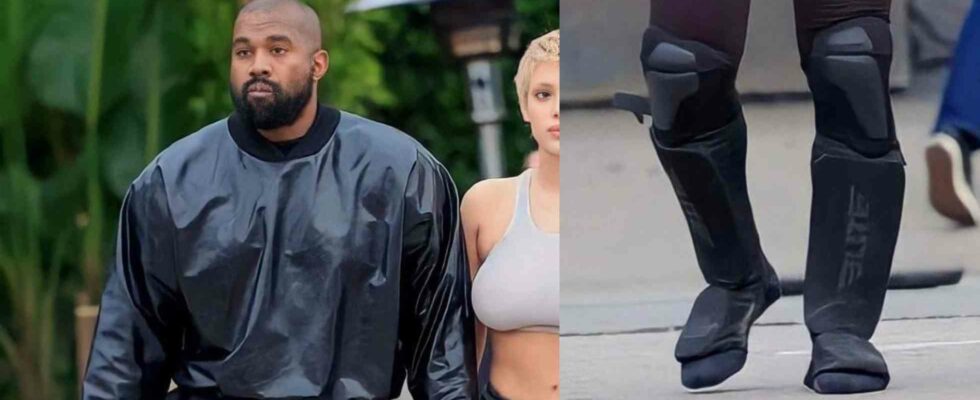 UFC stars react to Kanye West styling himself with shin guards bought ...