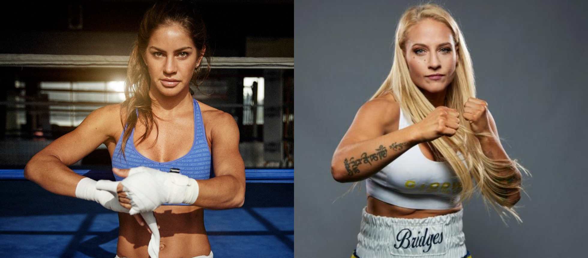 Boxer Ebanie Bridges calls her next event the 'Battle of the Boobs'
