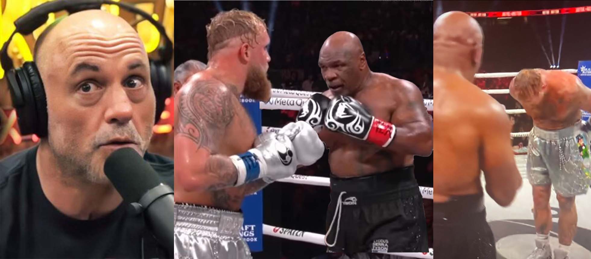 Joe Rogan Tyson Joe Rogan delivers quick reaction to Mike Tyson losing to Jake Paul