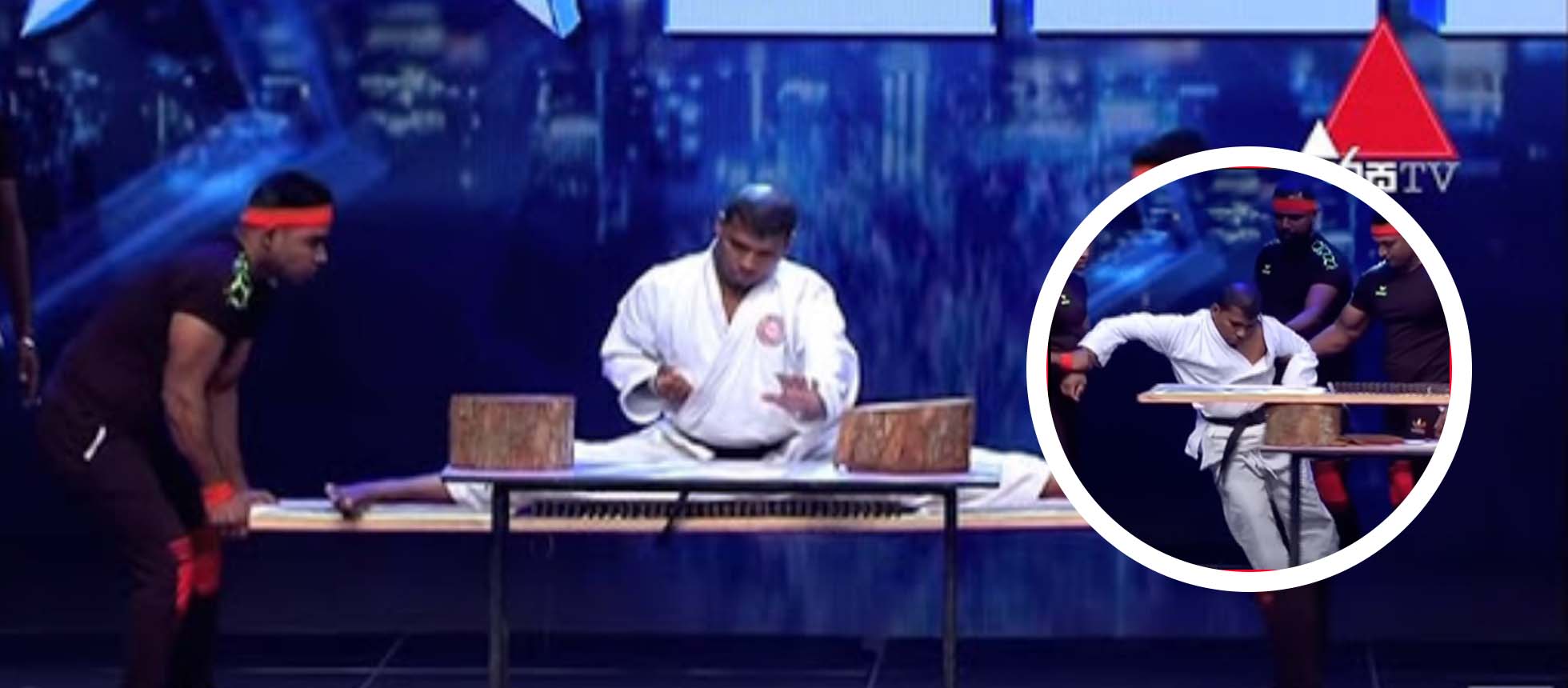 (VIdeo) Karate 'talent' destroys himself in funny demo