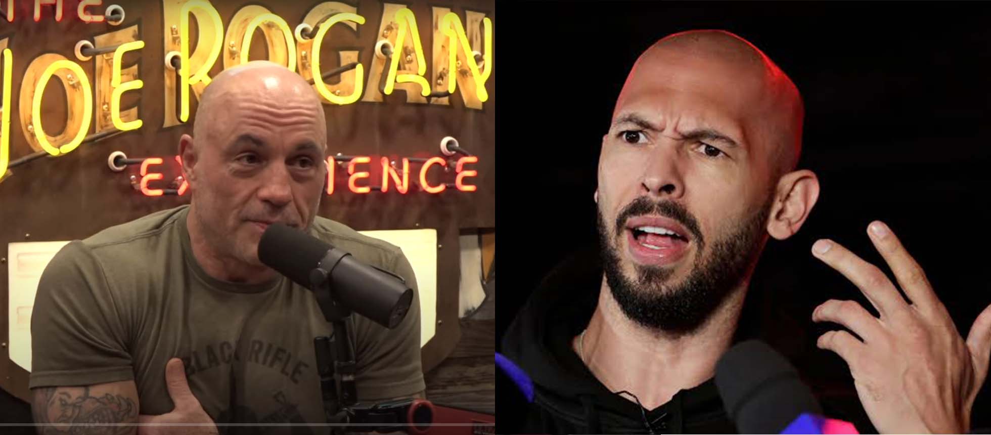 Joe Rogan Points Out the Biggest Difference Between Him and Andrew Tate