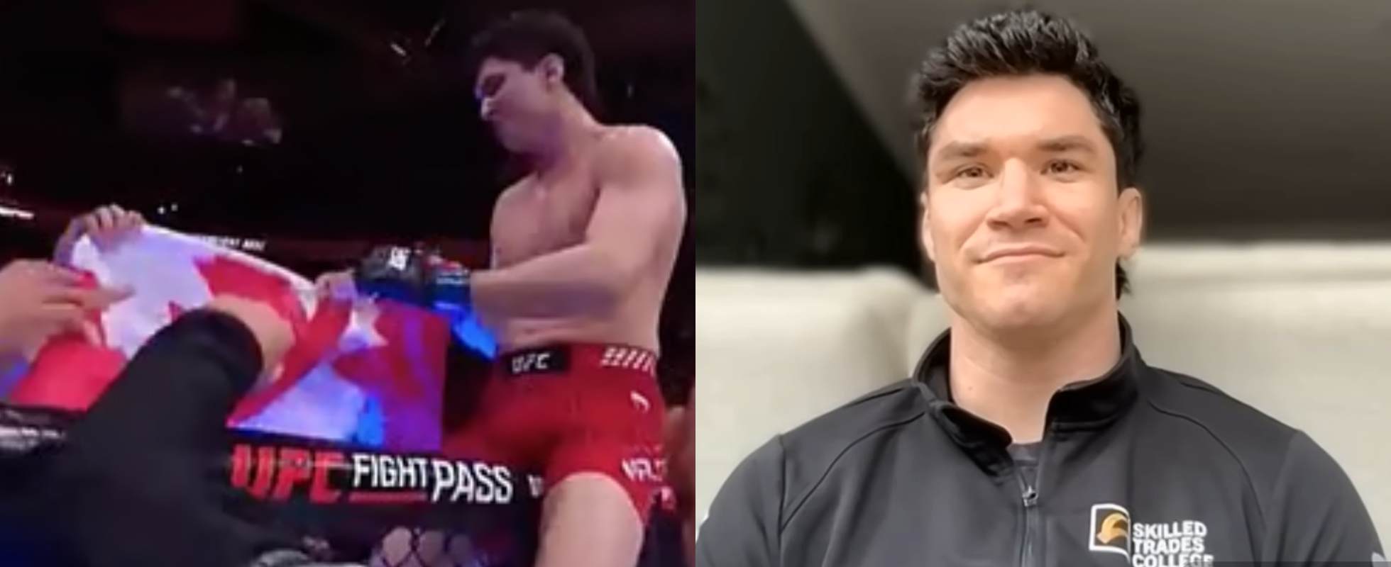 Canadian UFC Star Reacts To UFC Brass Tearing Canada Flag From His Hands