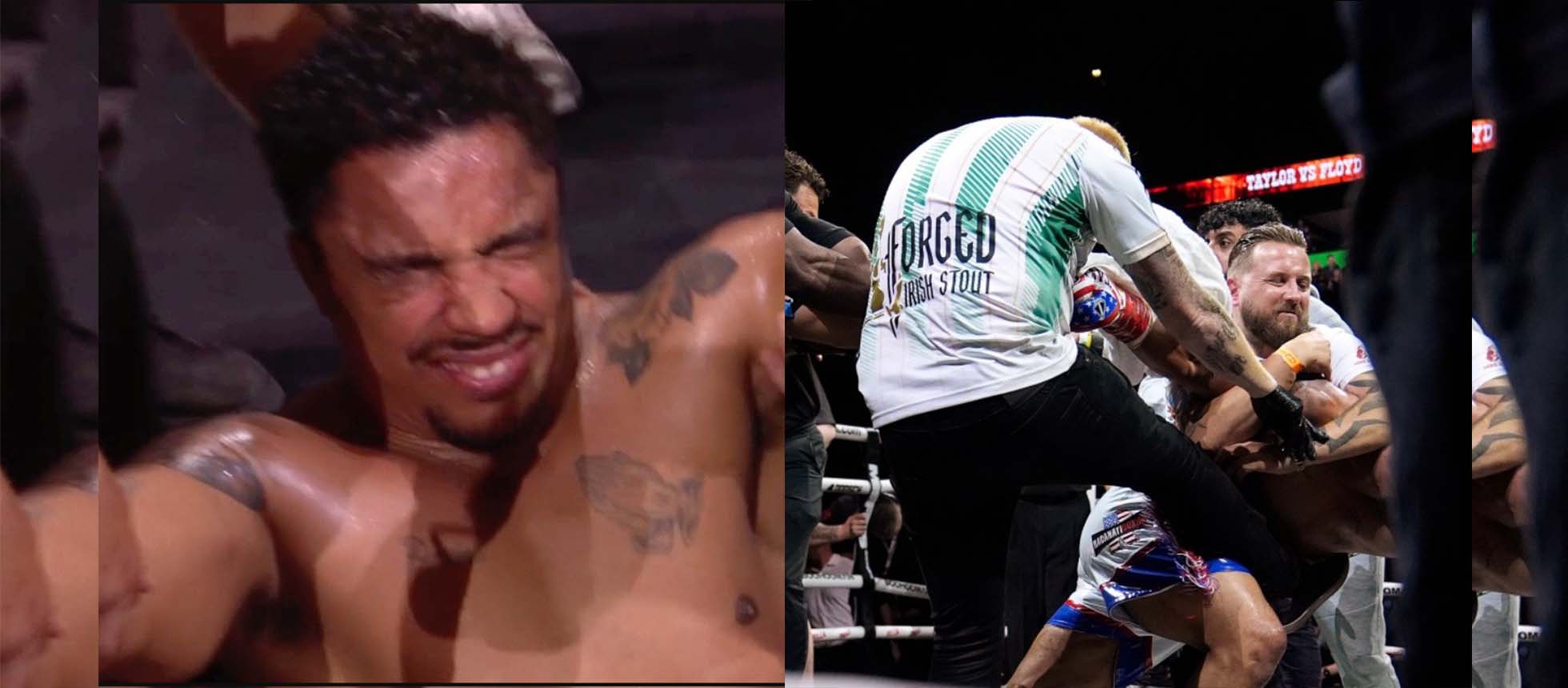 (Video) Misfits Boxing Title Match Ends In No Contest After Allegation Boxer Smeared Glove in Icy Hot