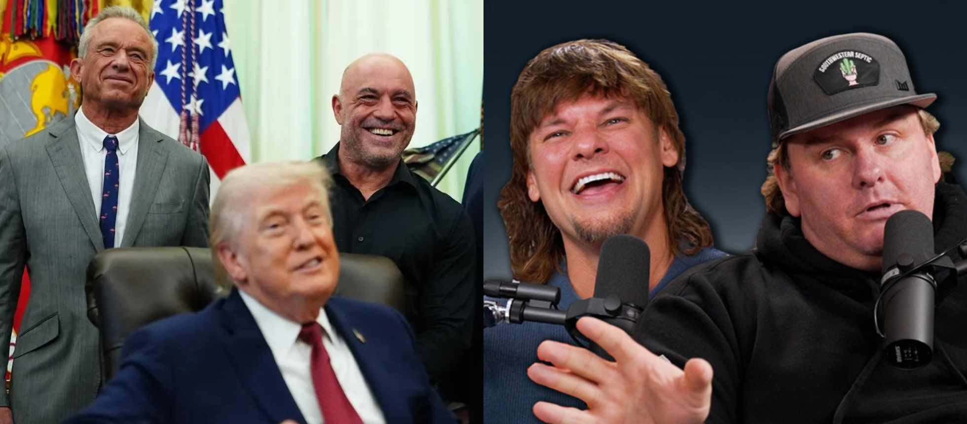 Rogansphere Had A Political Coalition With MAGA, But While Most Comedians Are Backtracking, Rogan Still Stands Firm
