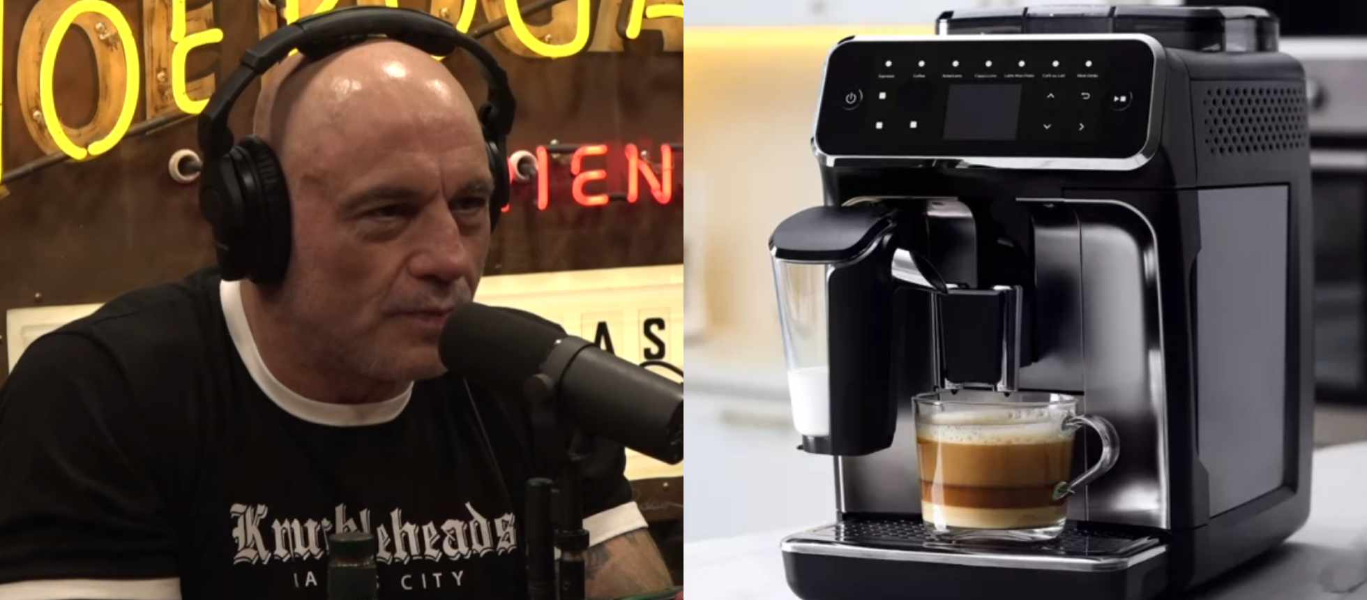 Joe Rogan Is Trying To Reduce His Exposure To Plastic, Especially Plastic That Comes From Coffee Machines